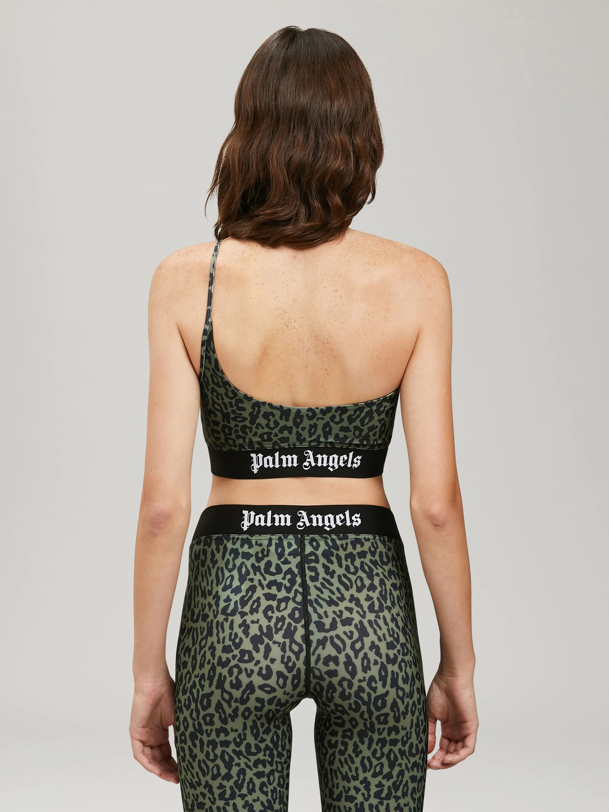 LEOPARD ONE SHOULDER TRACK TOP - 5