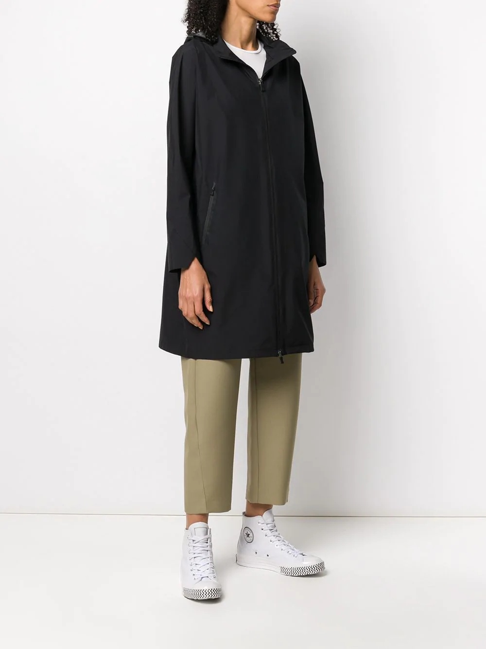 zip front rain jacket - 3