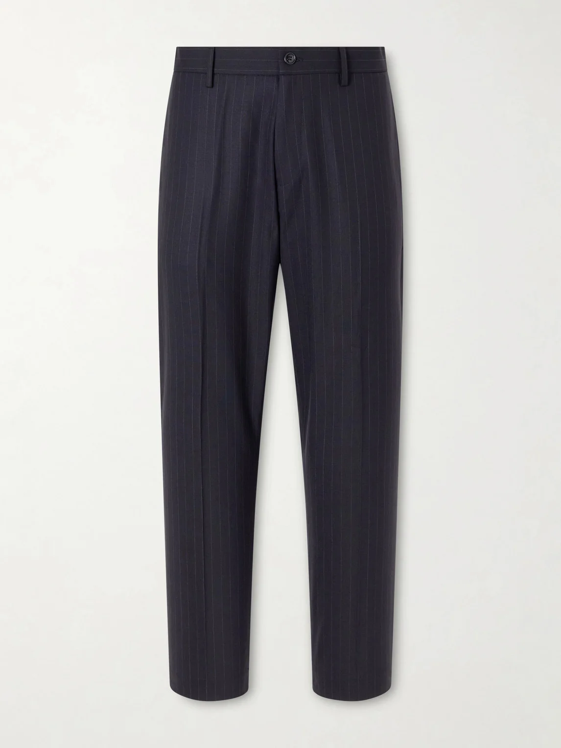 Straight-Leg Wool-Blend Trousers - 1