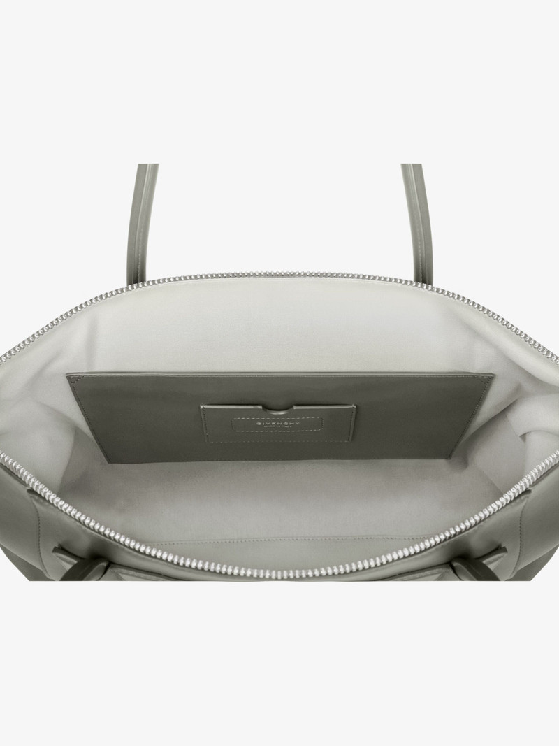 MEDIUM ANTIGONA SOFT LOCK BAG IN SMOOTH LEATHER 4