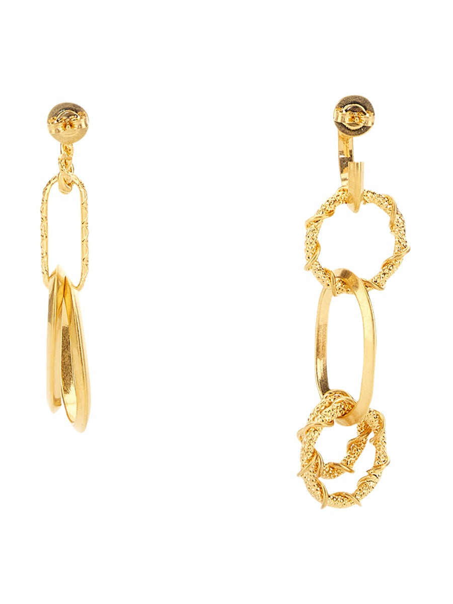 Dsquared Women Earring With Chain Rings - 2