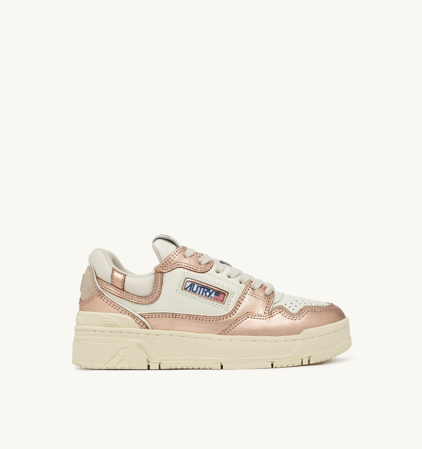 CLC LOW SNEAKERS IN LEATHER COLOR COPPER - 1