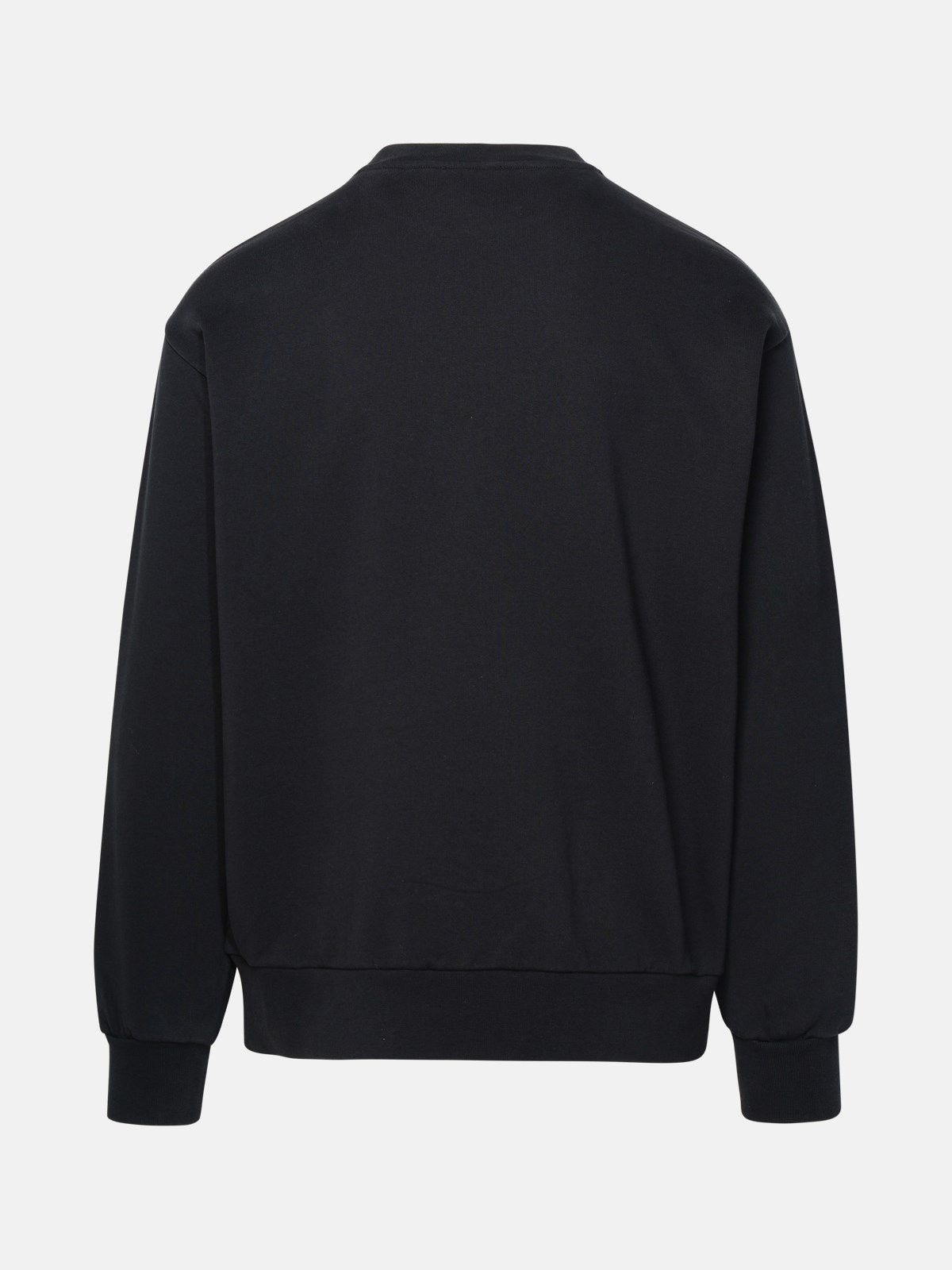 BLACK COTTON SWEATSHIRT - 3