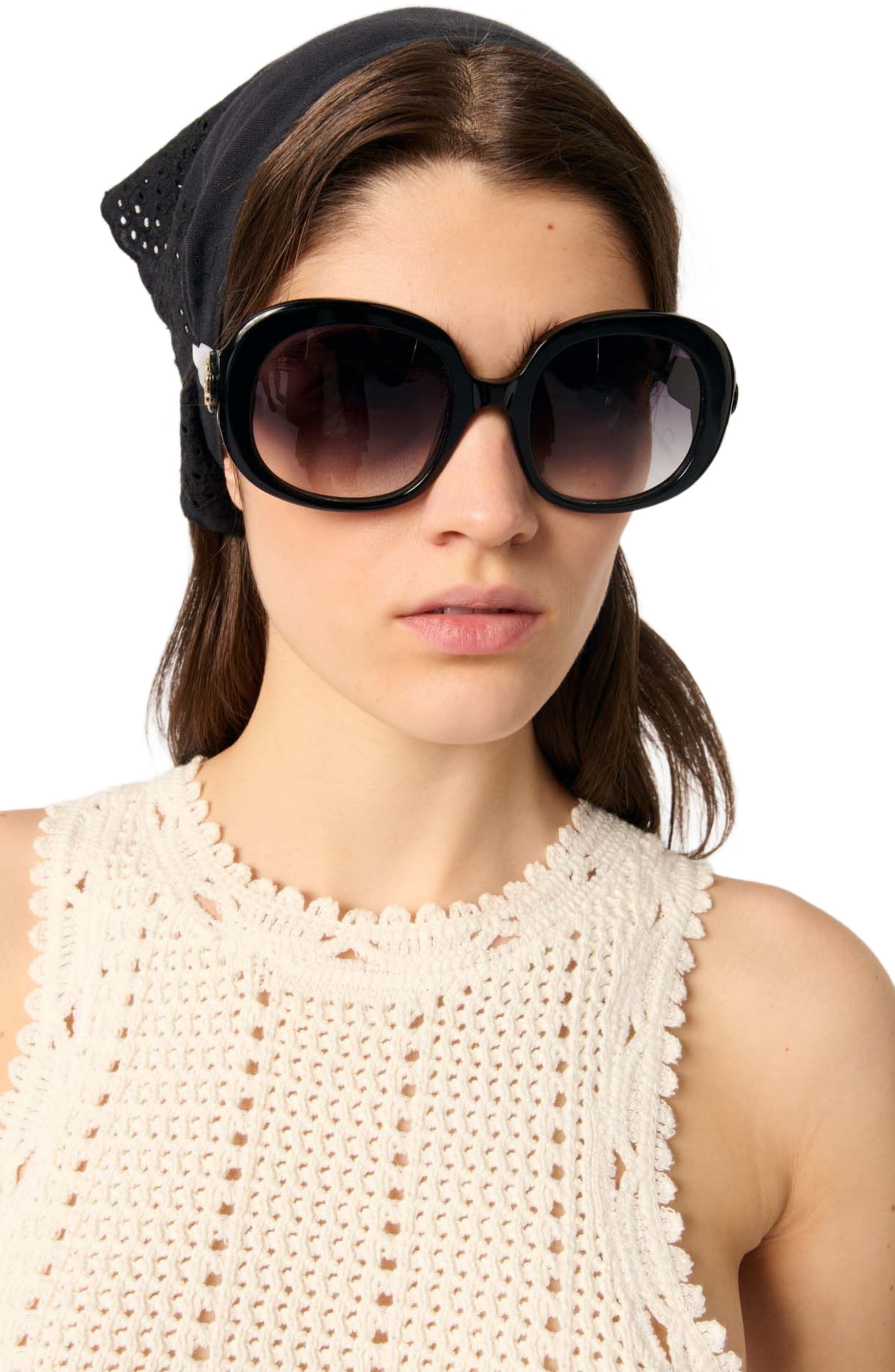 maje Crochet vest top in White at Nordstrom - 6