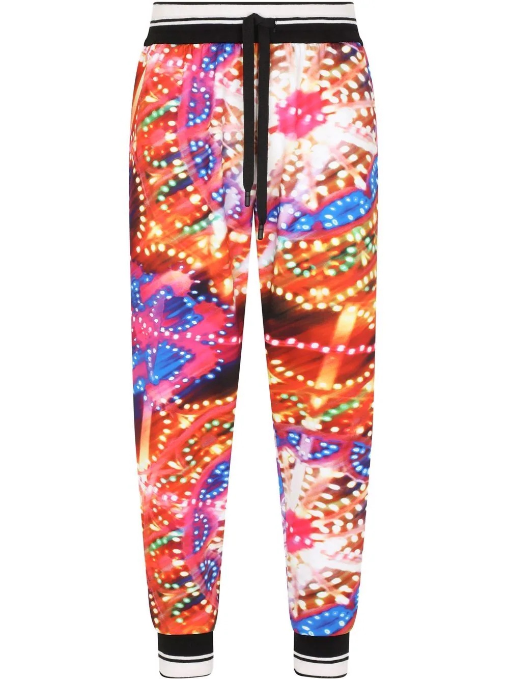 luminaire-print track trousers - 1