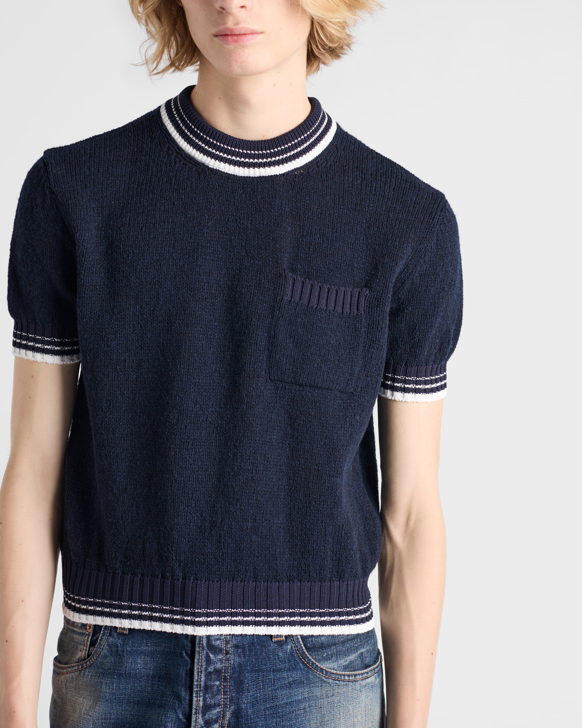 Shetland wool crew-neck sweater - 3