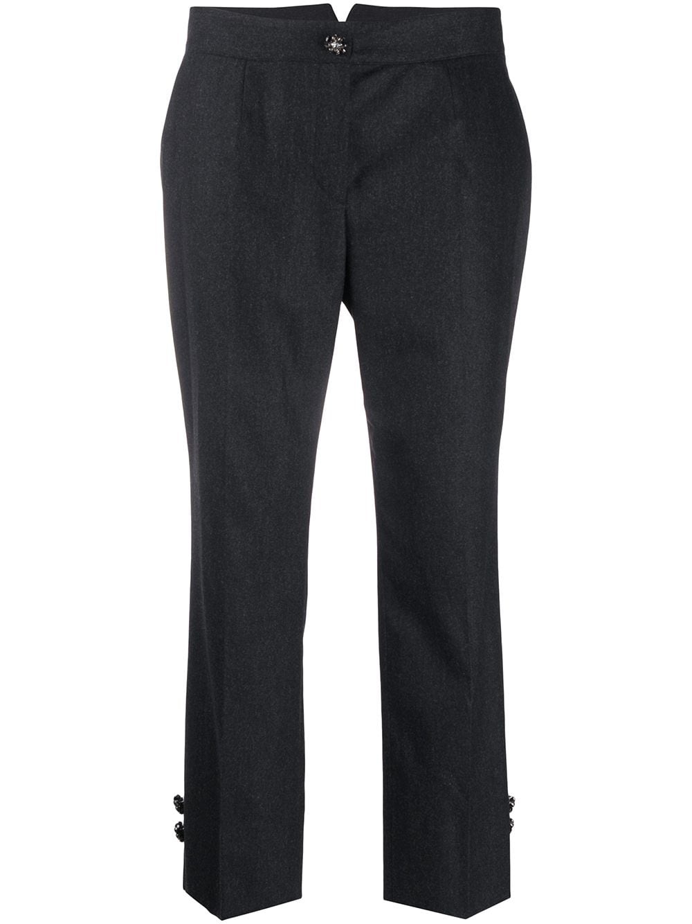 cropped tailored trousers - 1