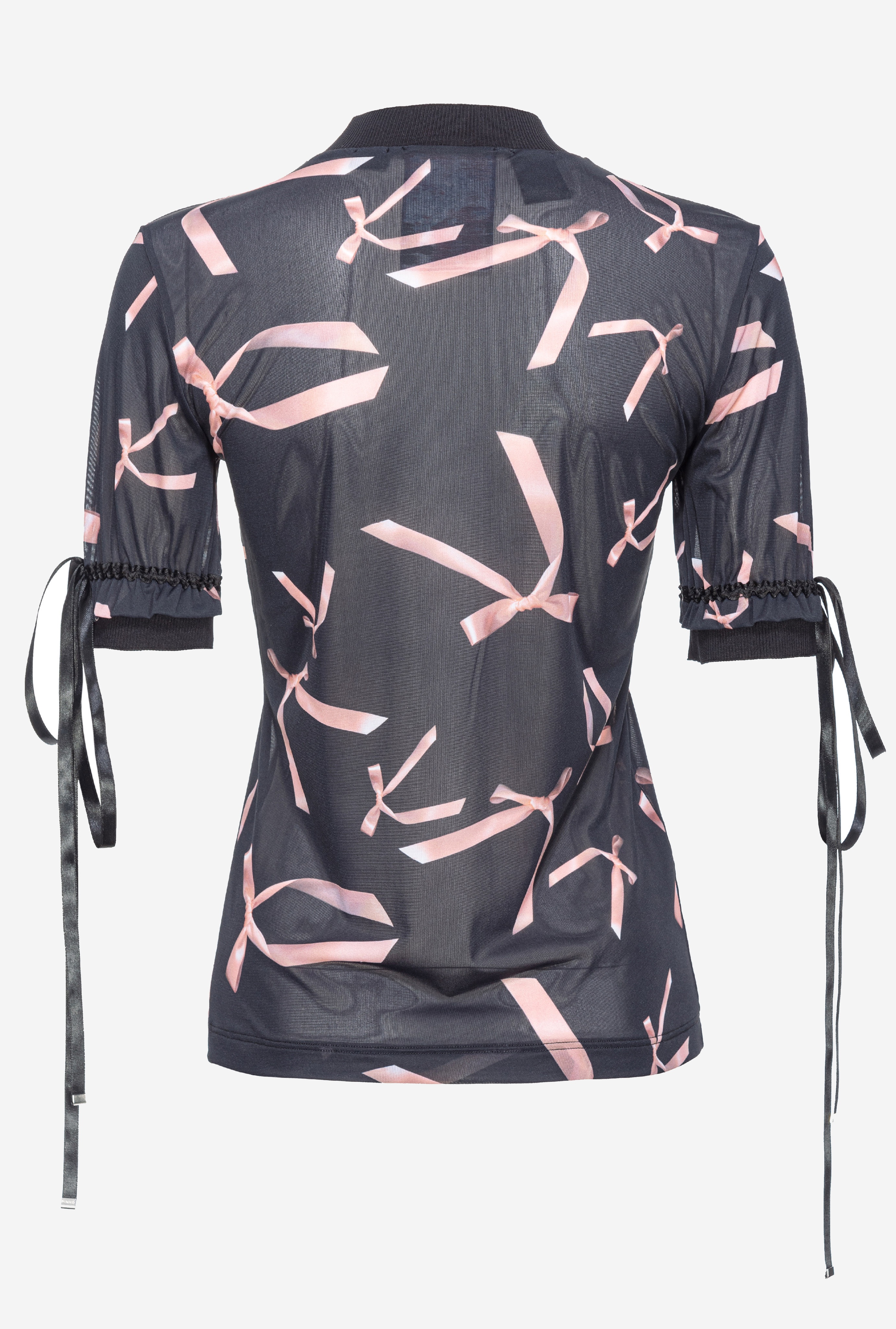 PINKO REIMAGINE BOW-PRINT TOP BY PATRICK MCDOWELL - 6