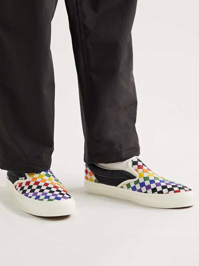 Vans UA Classic VLT LX Nubuck and Woven Leather Slip-On Sneakers outlook