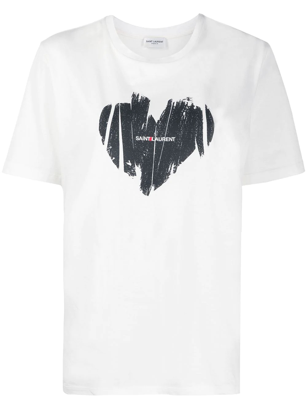 heart logo print T-shirt - 1