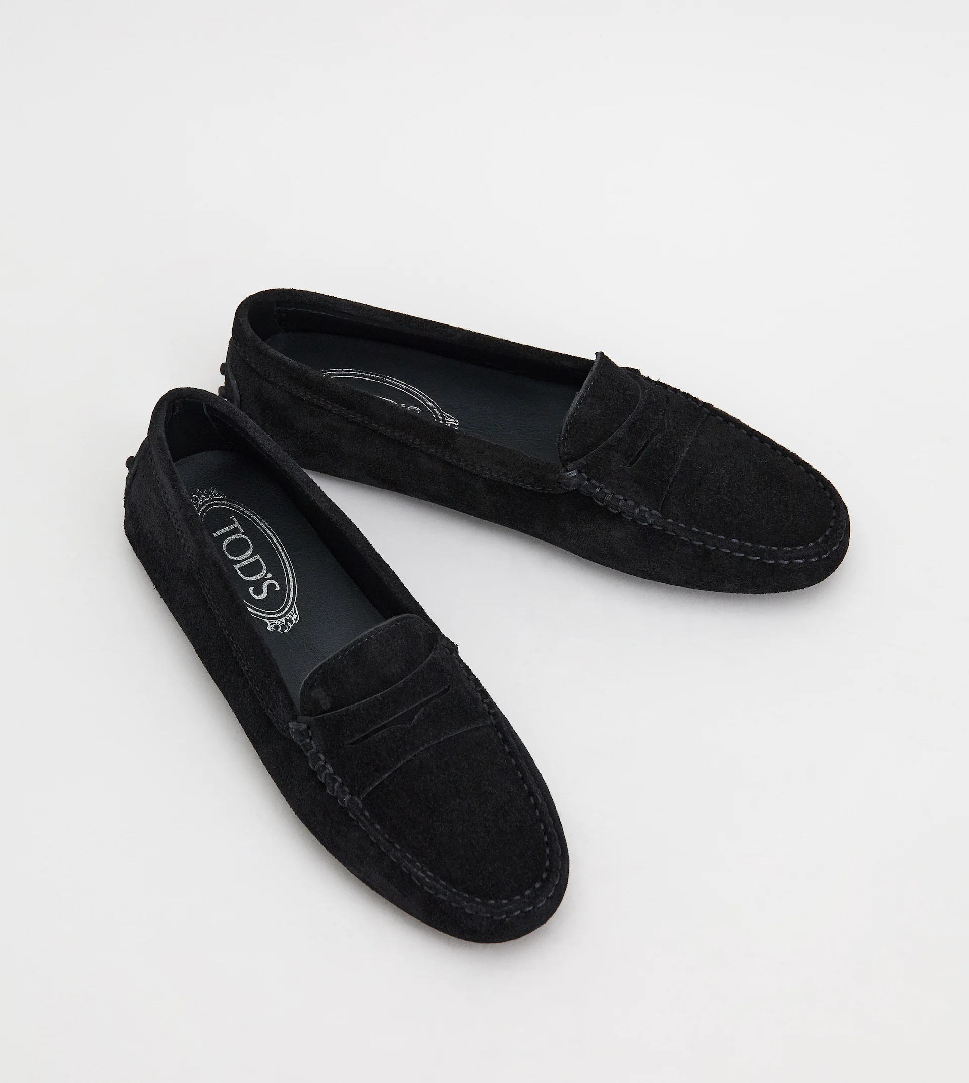 GOMMINO DRIVING SHOES IN SUEDE - BLACK - 2