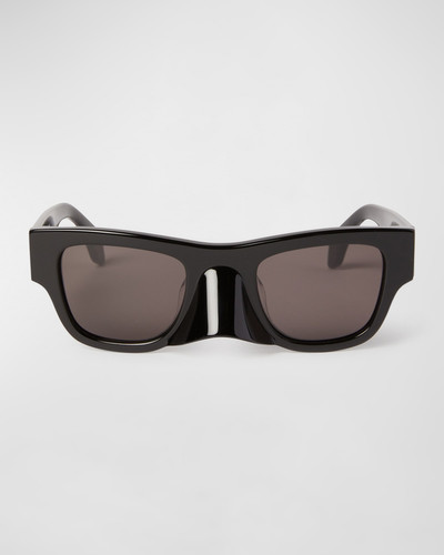 Palm Angels Myrtle Acetate Rectangle Sunglasses outlook