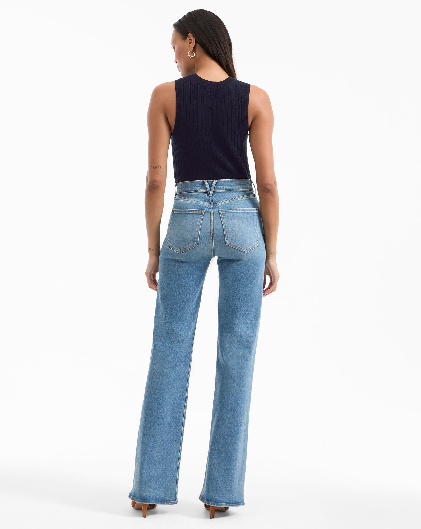 CROSBIE SLIM WIDE-LEG JEAN - 6
