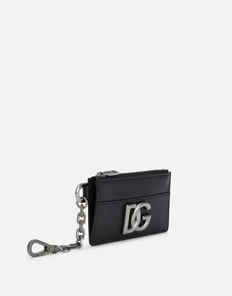 Calfskin coin pocket with DG logo - 3