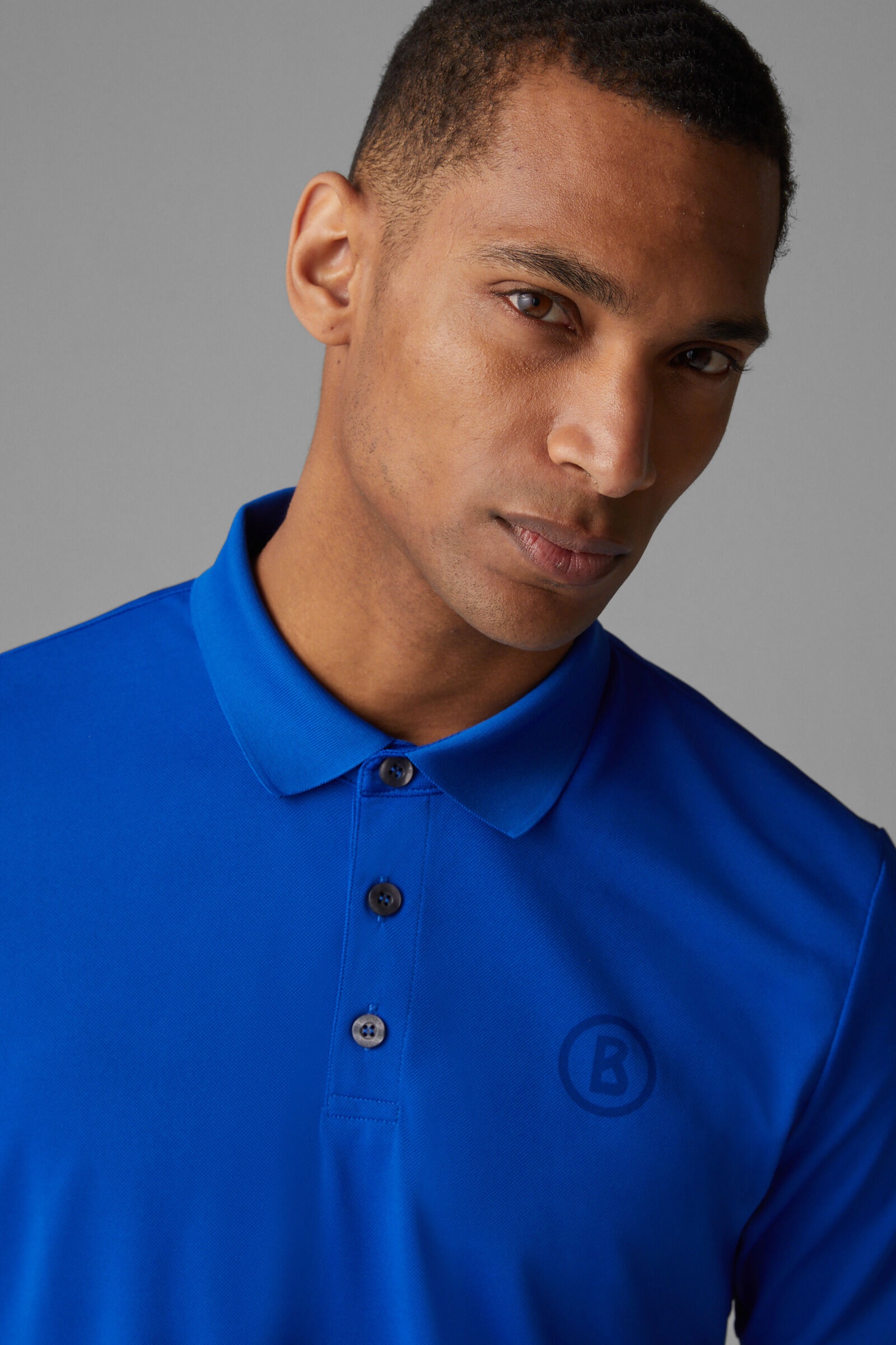 Daniel Functional polo shirt in Blue - 4