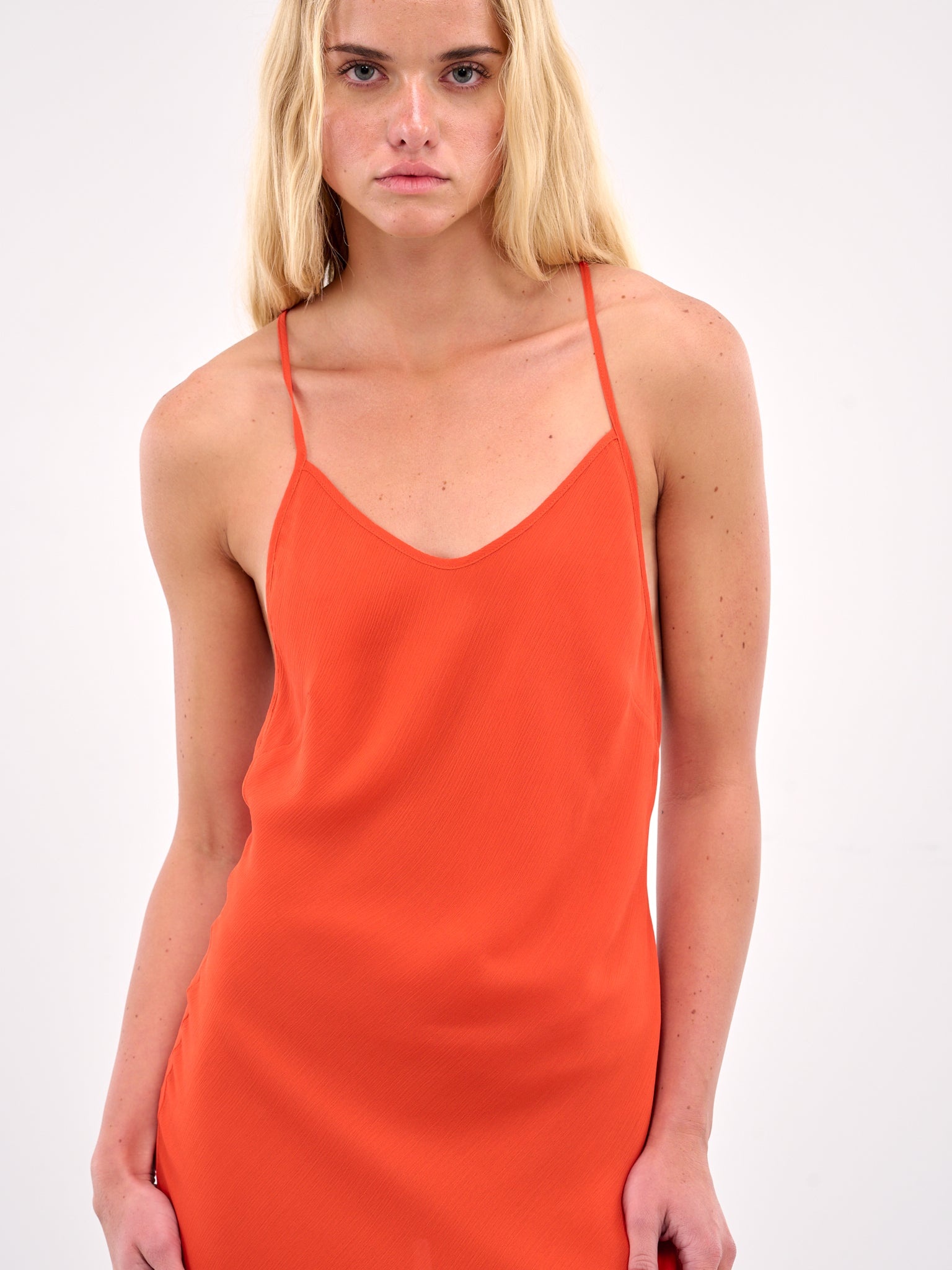 Cross Strap Long Dress - 4
