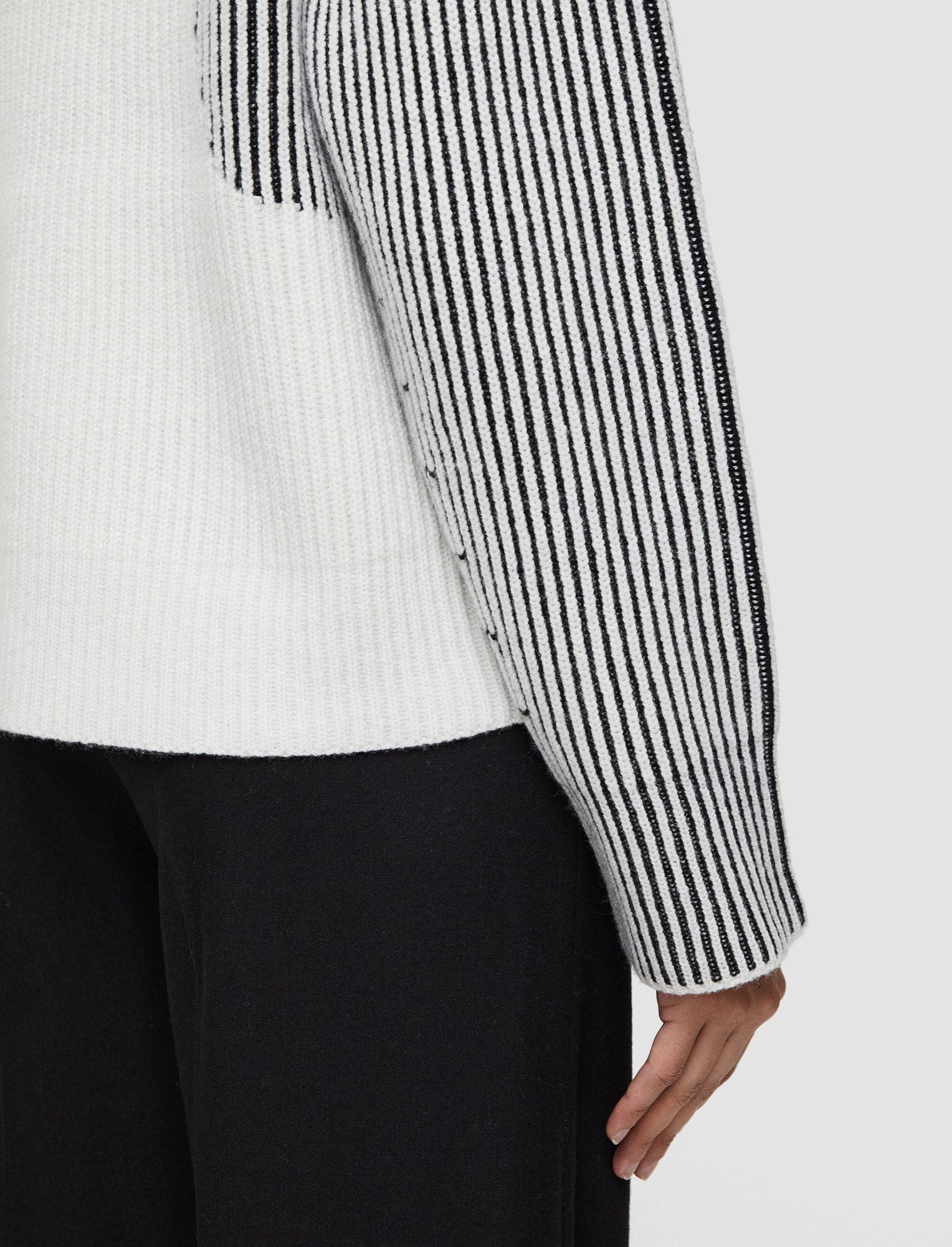 Cardigan Stitch Animation High Neck Jumper - 6