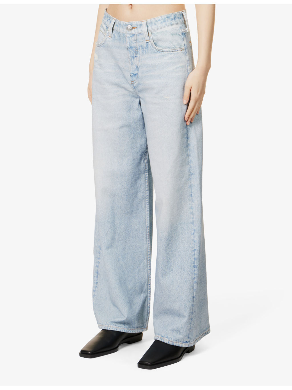 Miramar Sofie wide-leg mid-rise cotton-jersey trousers - 3