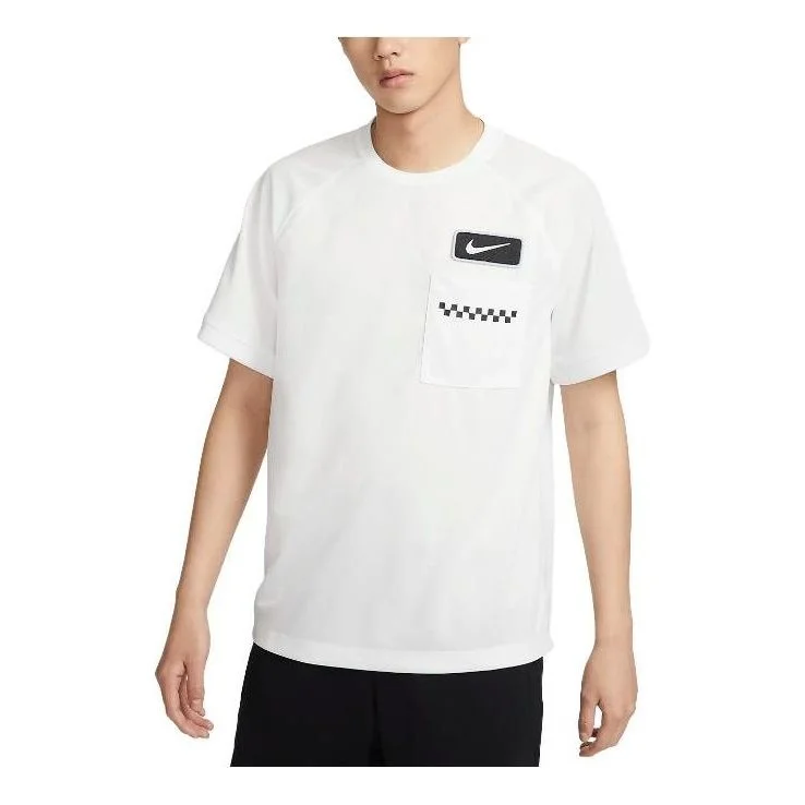 Nike Dri-FIT Fitness Tops 'White' DX8635-121 - 1