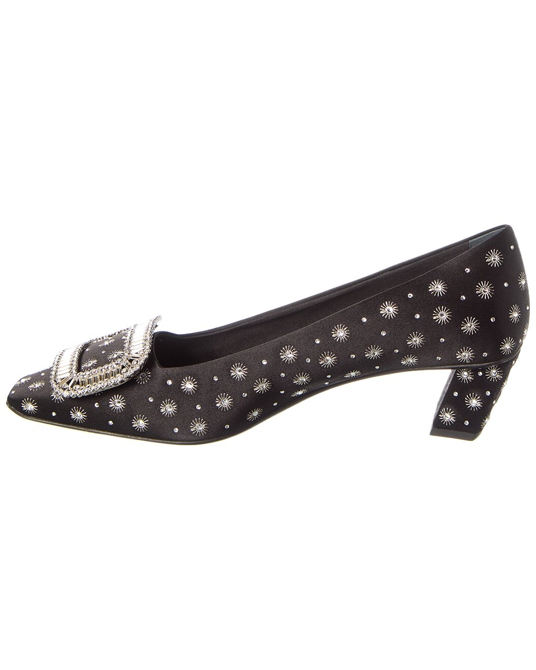 Roger Vivier Mini Strass Satin Pump - 2