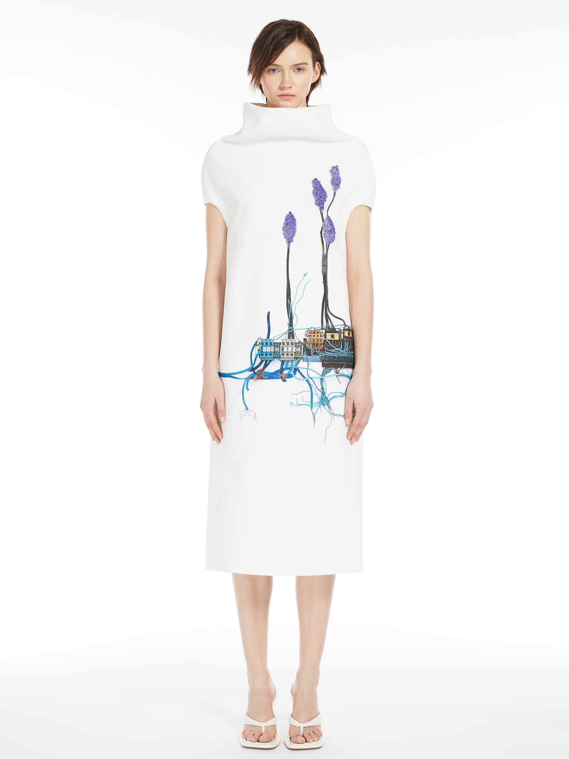 ALCIDE Printed cocoon dress - 3