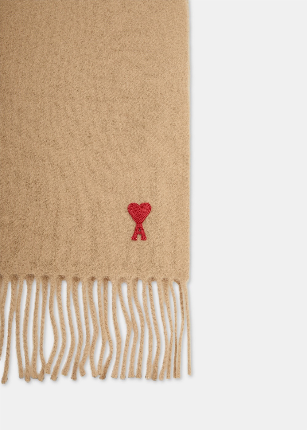 Champagne Ami de Coeur Wool Scarf - 3