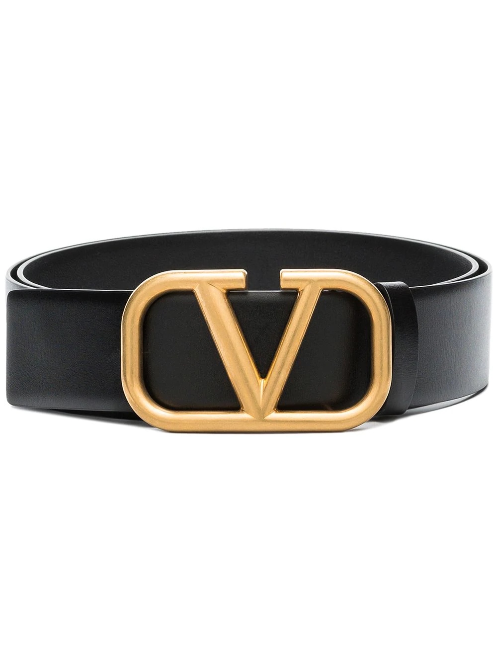 VLOGO leather belt - 1