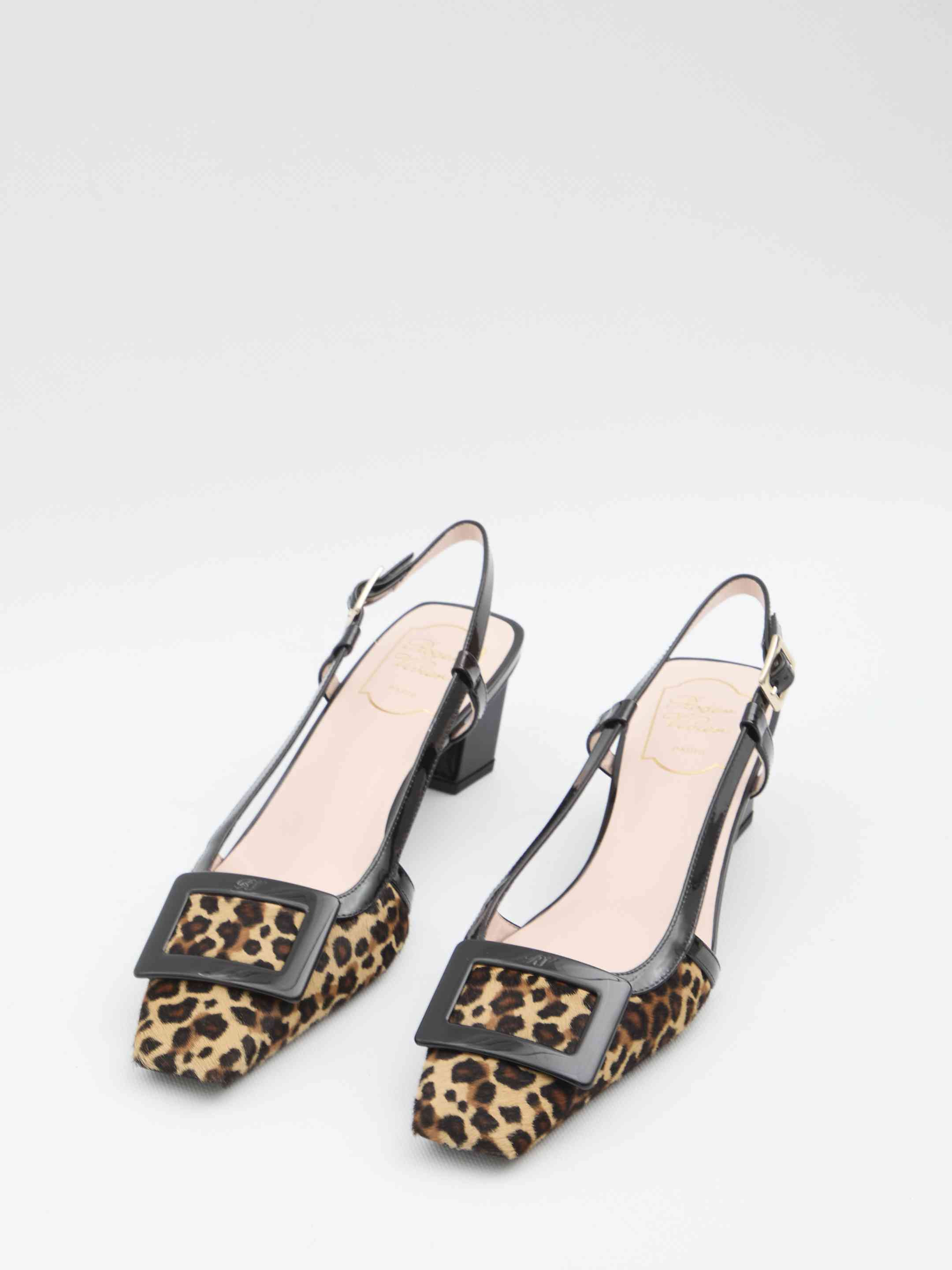 Roger Vivier Women Belle Vivier Pony Slingback Pumps - 5