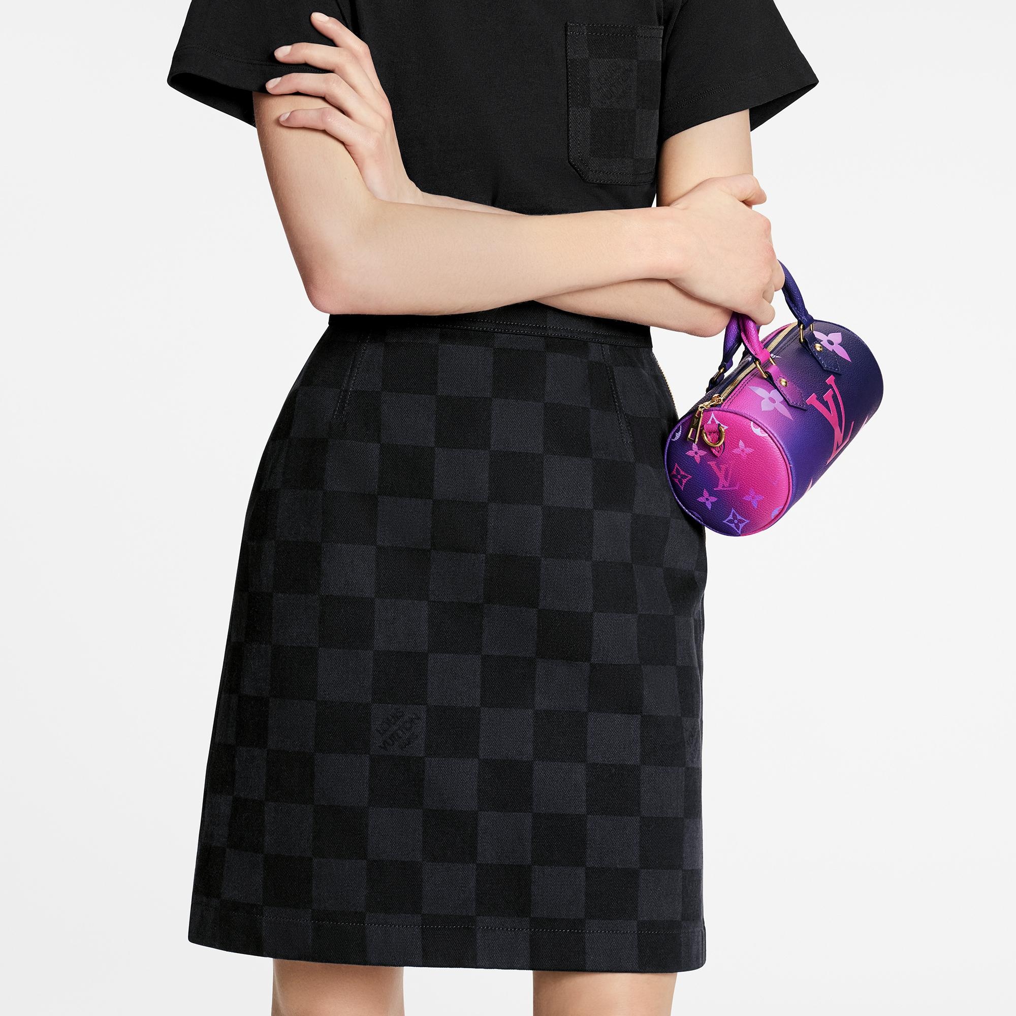 Damier Graphite Denim Pencil Skirt - 3