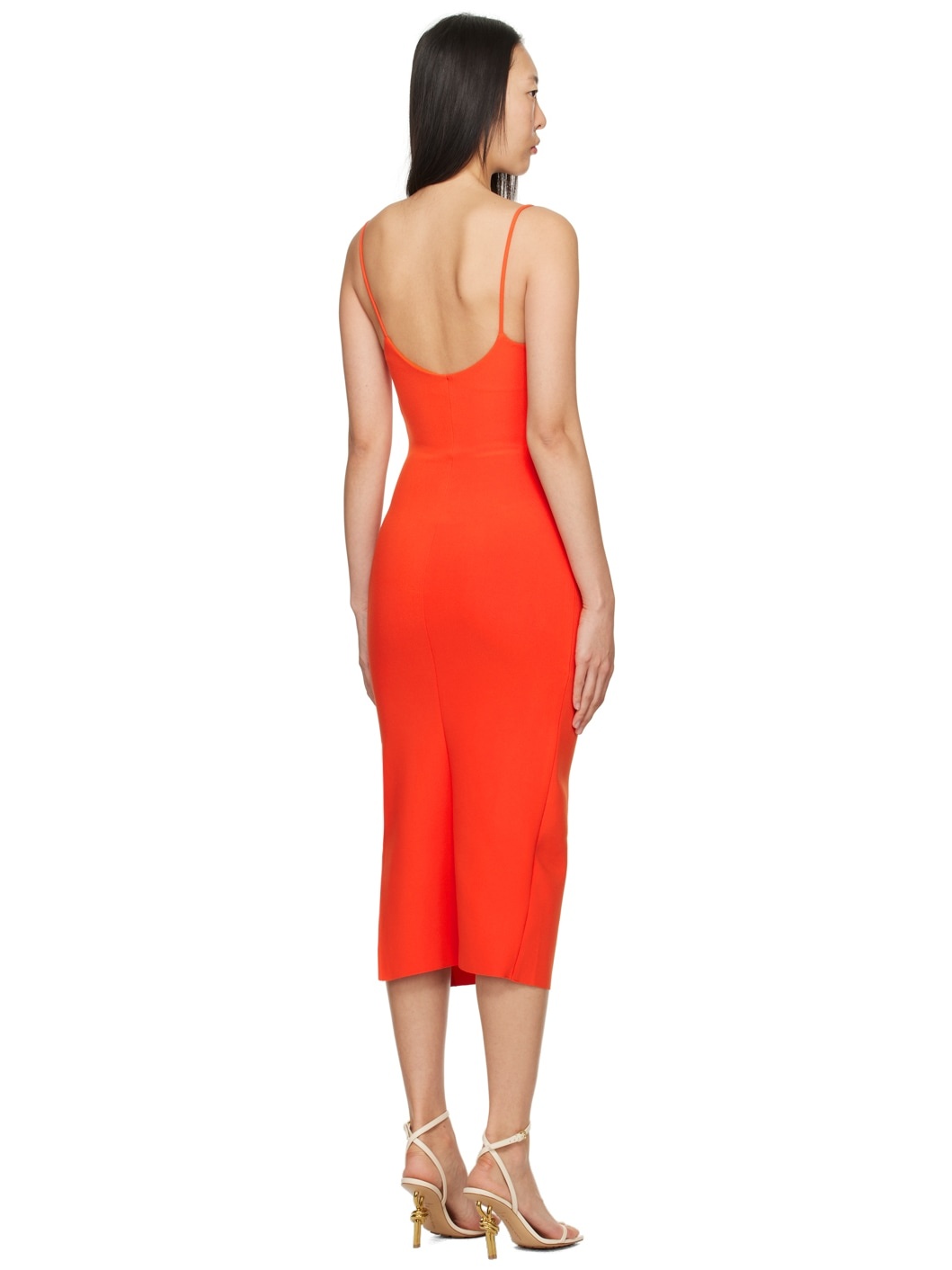 Red Jessi Midi Dress - 3