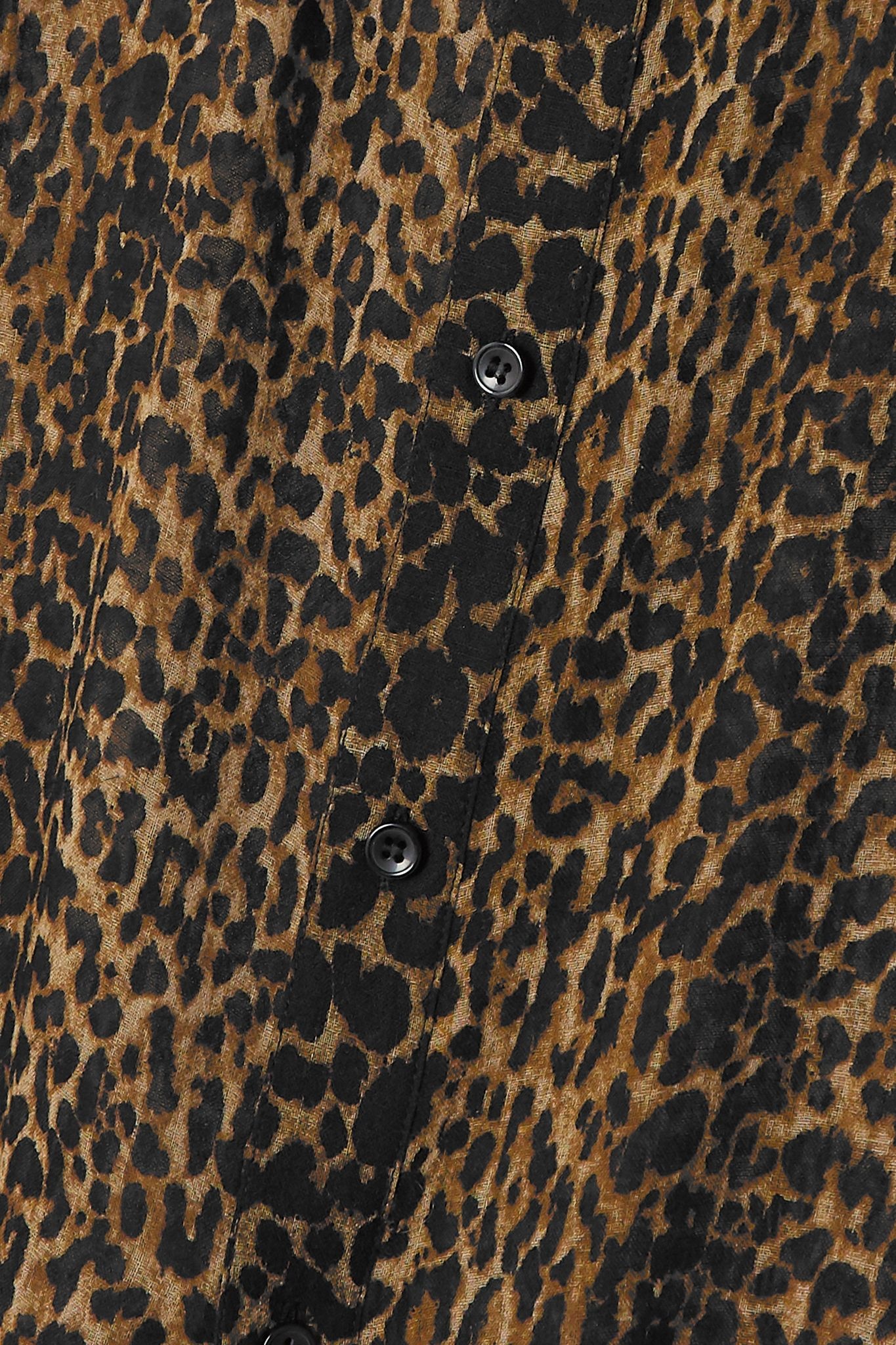 Leopard-print wool-gauze shirt - 5