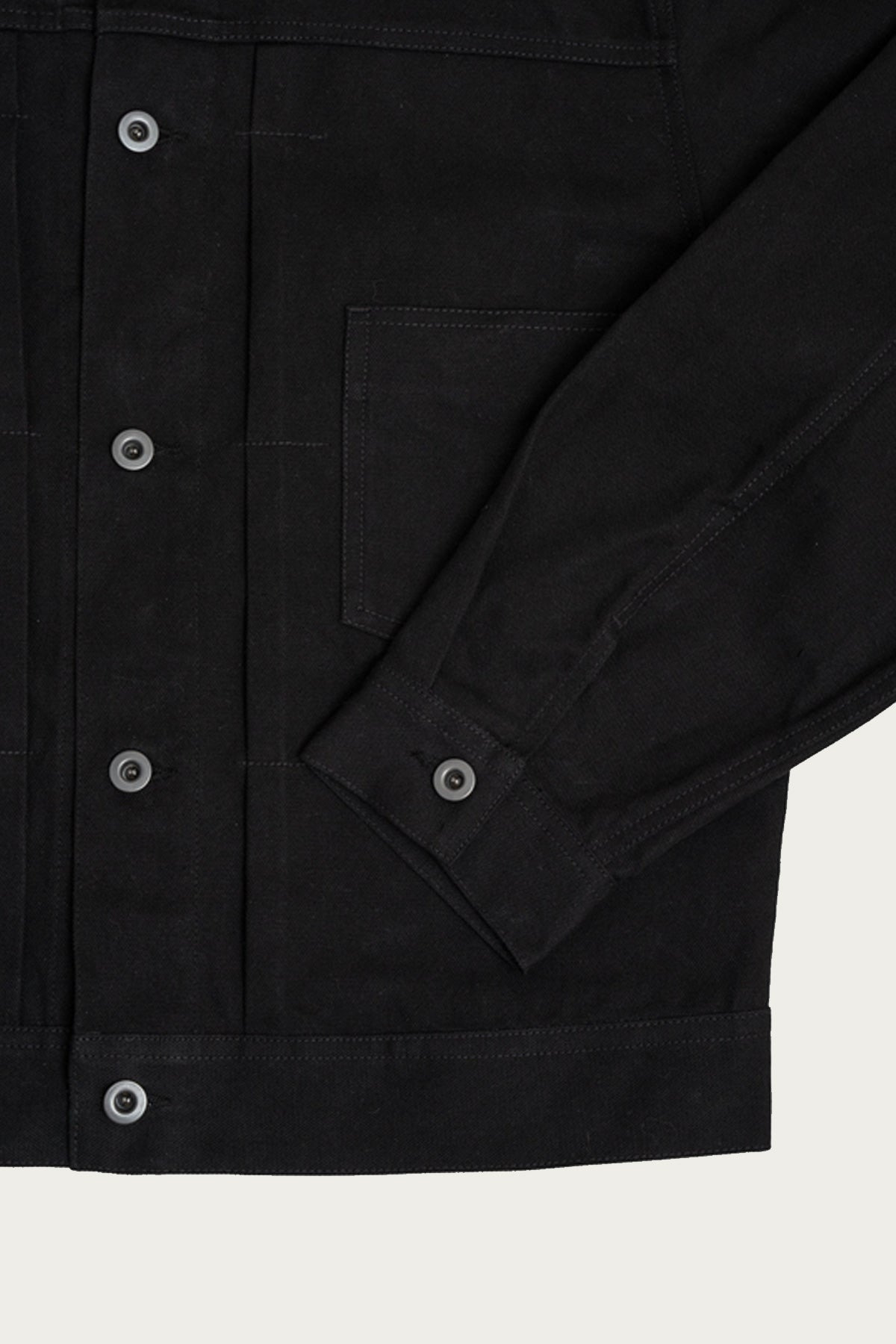 Range Jacket - Black Waxed Cotton Washi Ox - 4