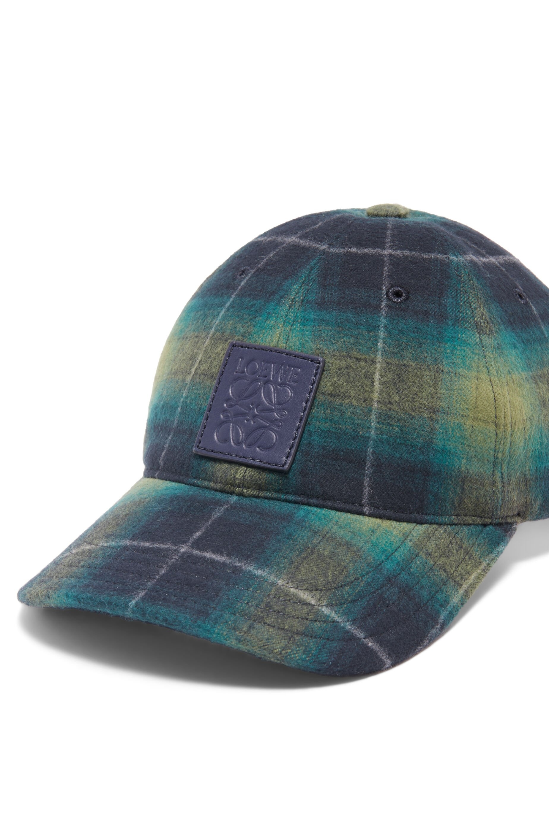 Patch cap in tartan wool - 4