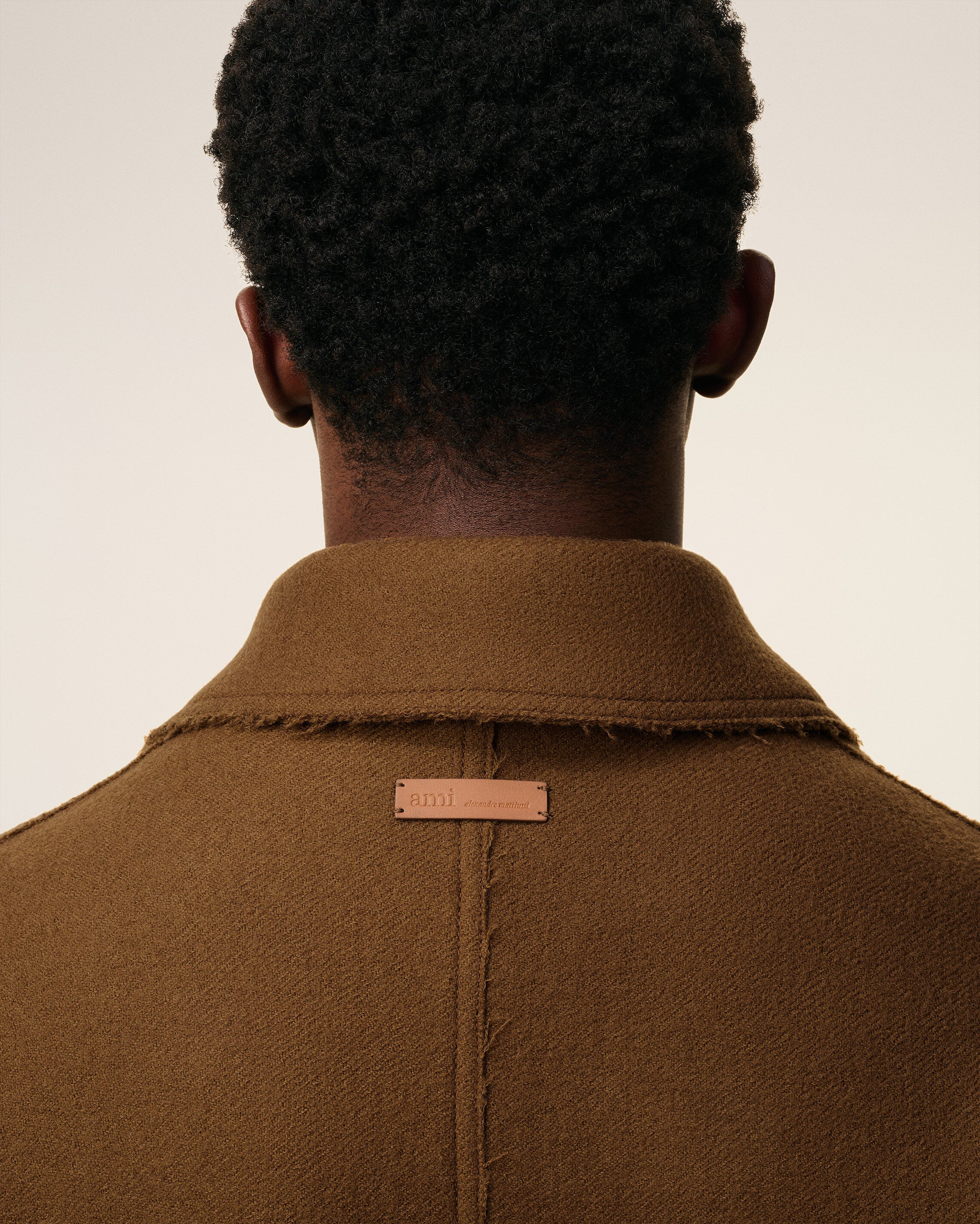 BROWN WOOL BELTED MAC - 12