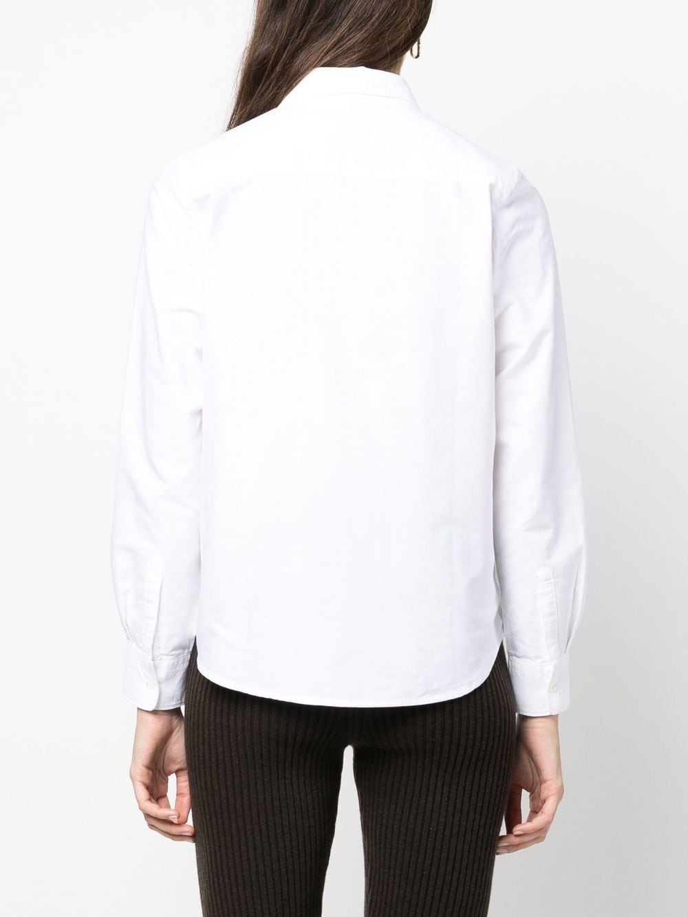 cotton long-sleeved shirt - 4
