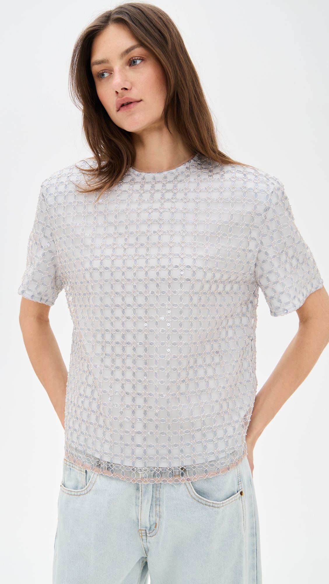 Beaded Oversized Top - 6