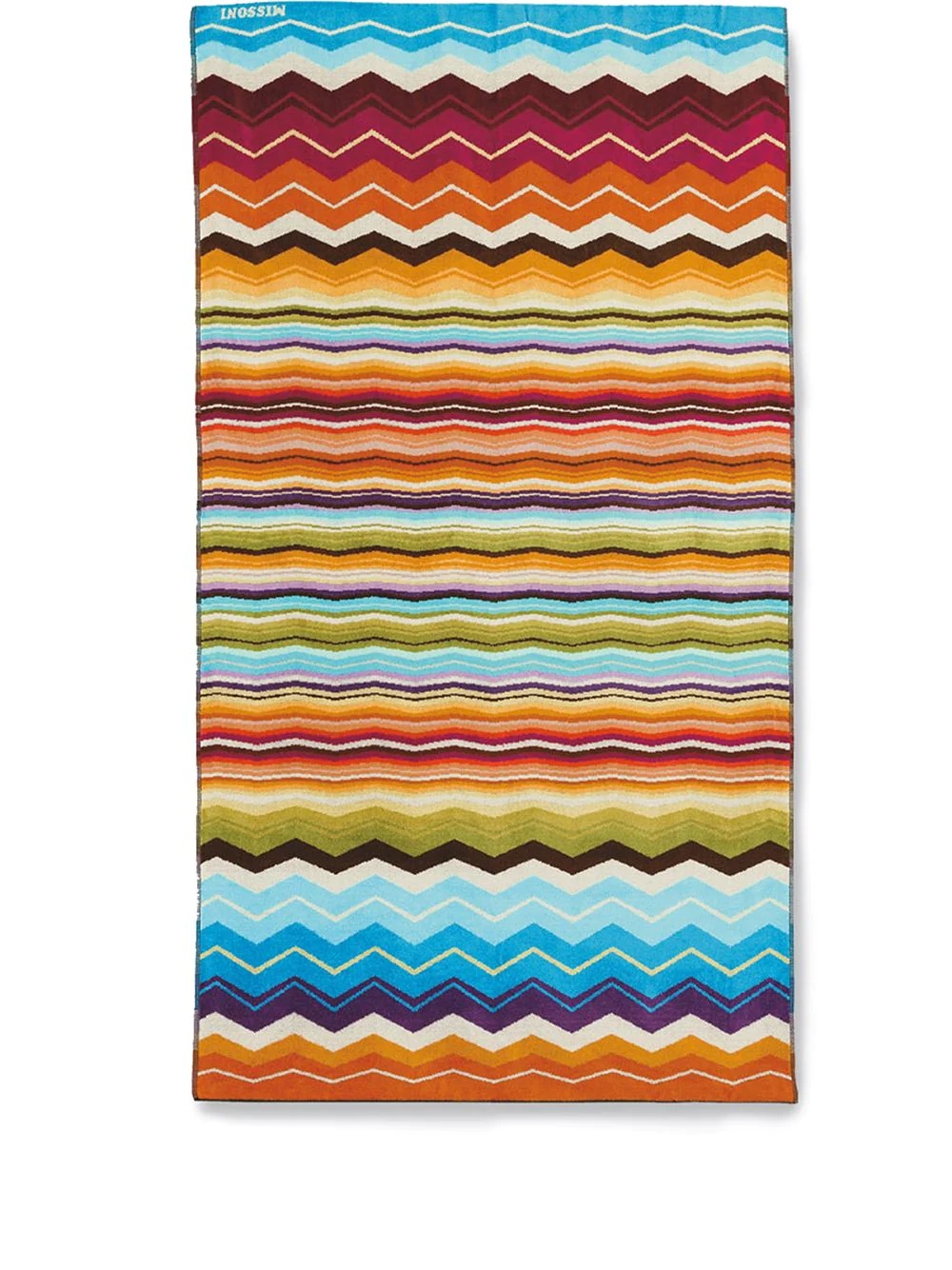 Hugo chevron print beach towel - 1