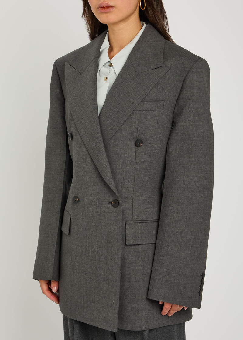 RÓHE Rohe Double-breasted Stretch-wool Blazer outlook
