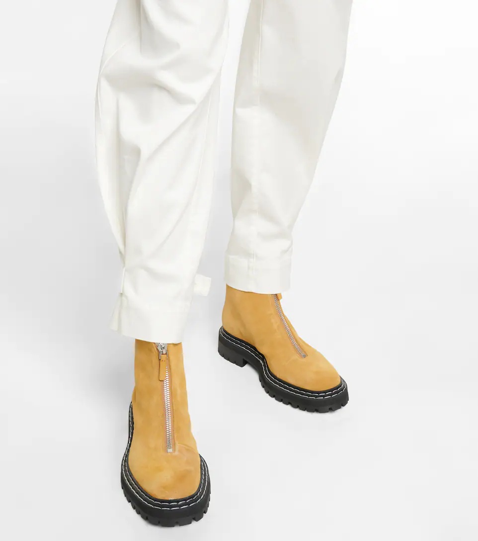 Suede ankle boots - 4