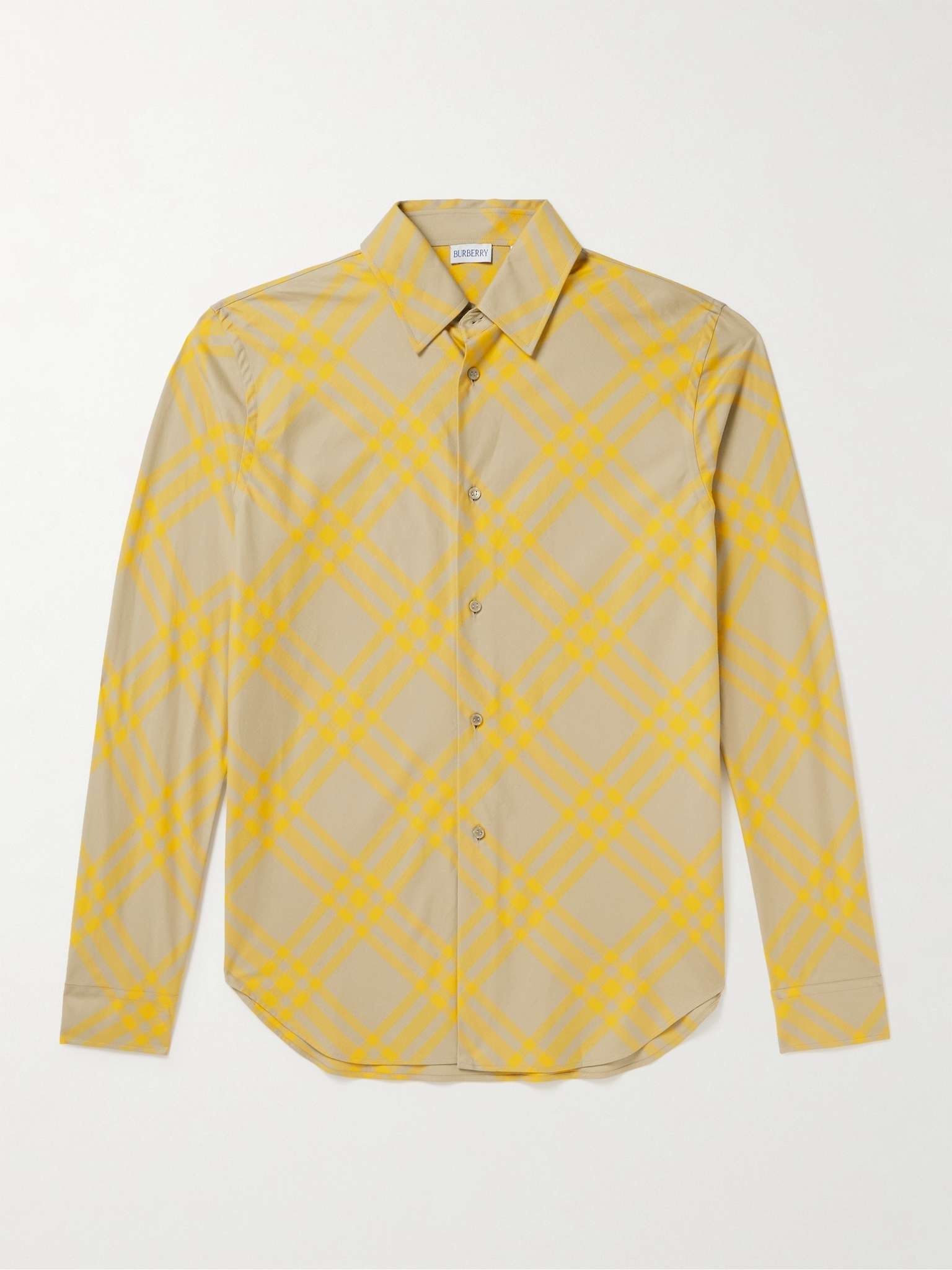 Checked Cotton-Twill Shirt - 1