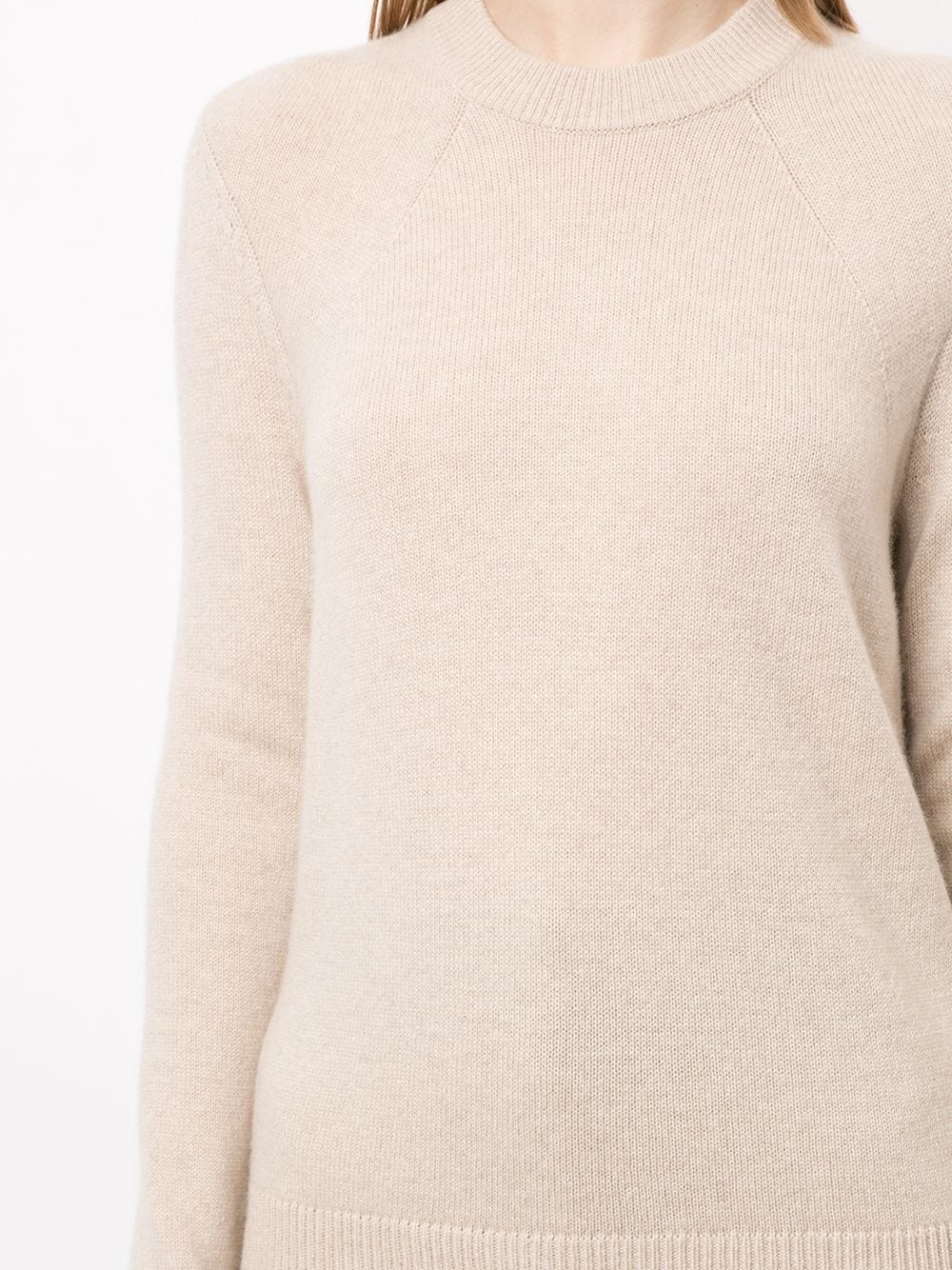 raglan sleeves eco cashmere jumper - 5