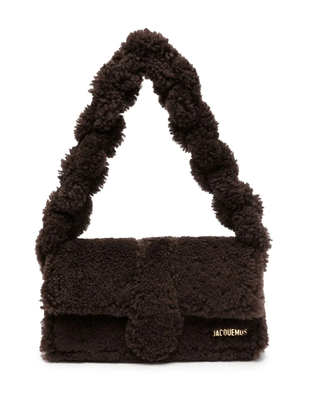 Le Bambidou shearling shoulder bag - 1