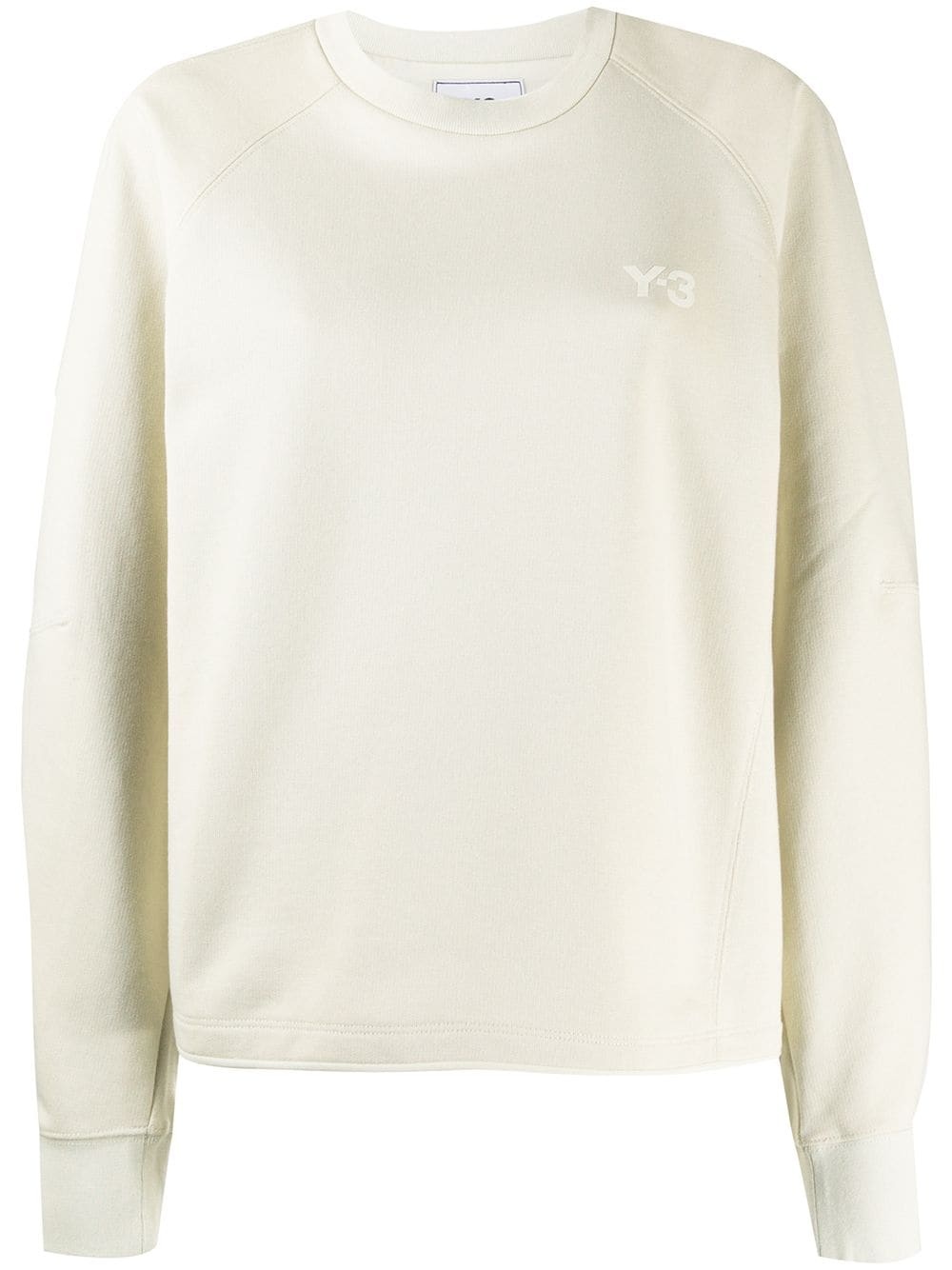 logo crew-neck cotton sweatshirt - 1