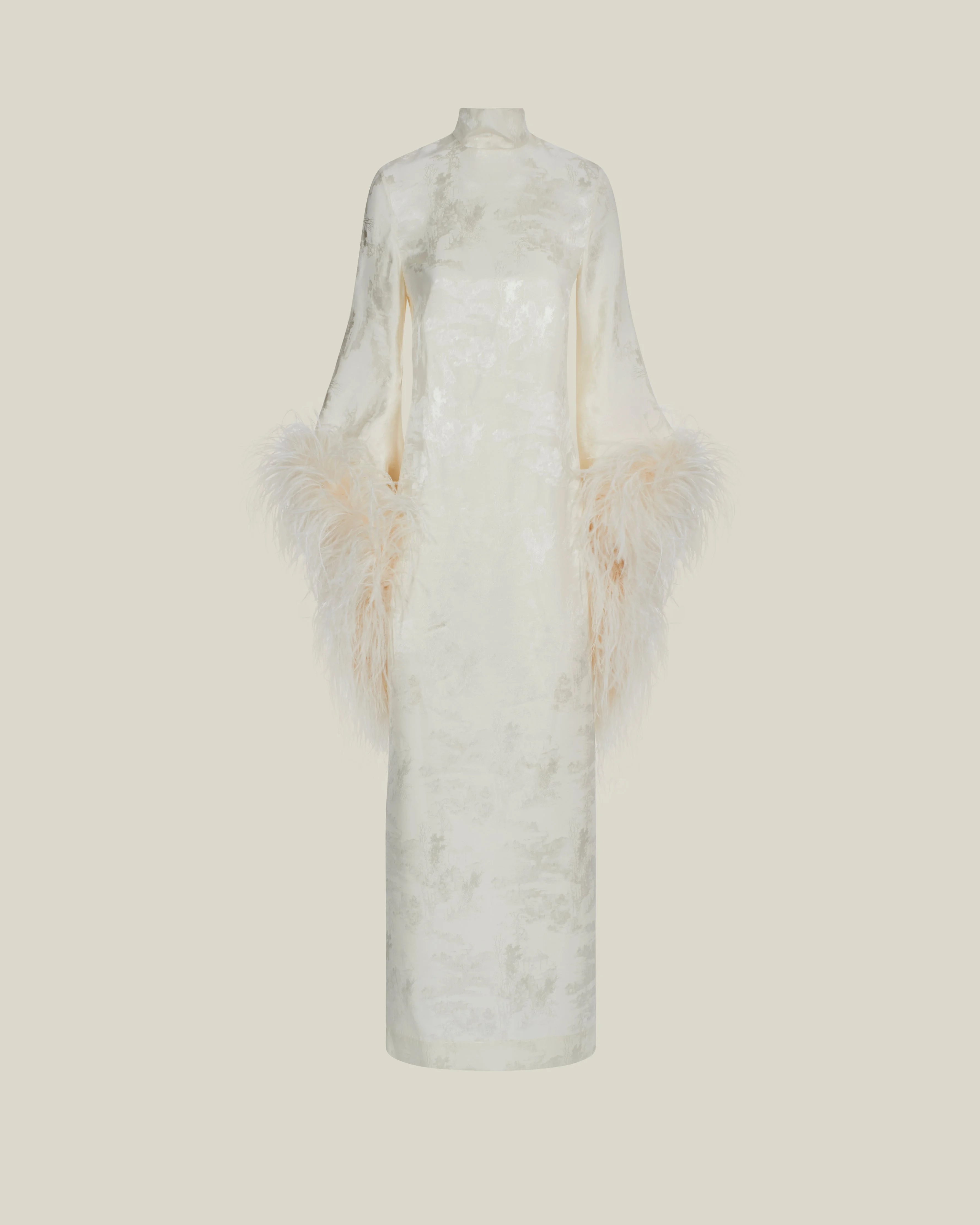 Del Rio Toile Dress in Latte - 1