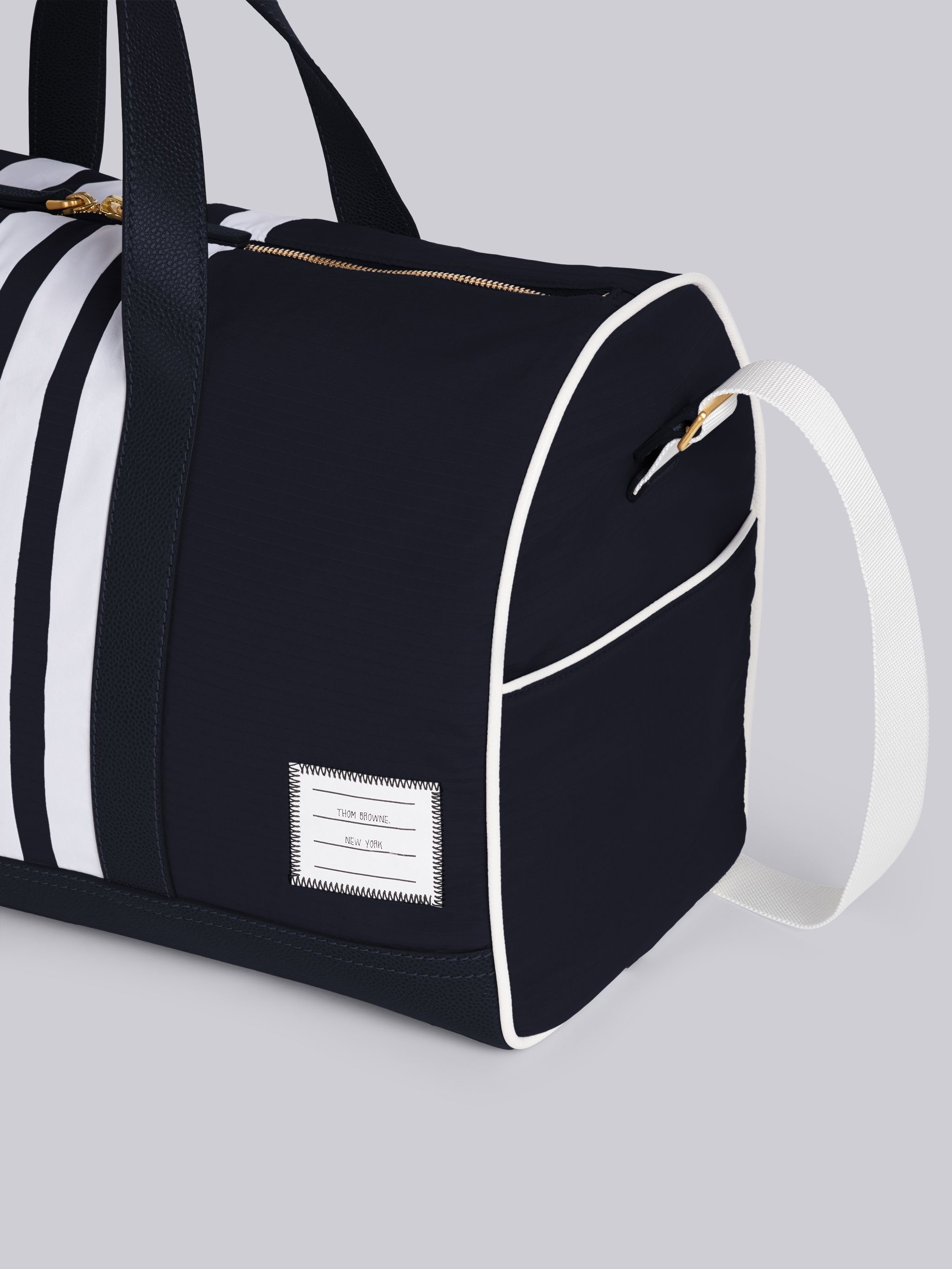 Navy Nylon 4-Bar Gym Bag - 2