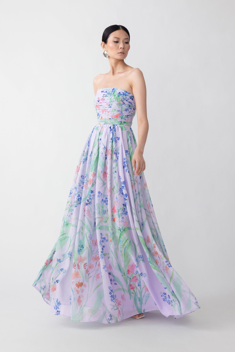 SAU LEE CAMILLE FLORAL DRESS outlook