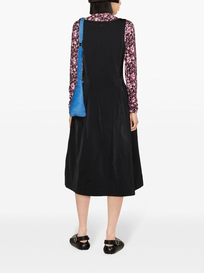 A-line scuba midi dress 4