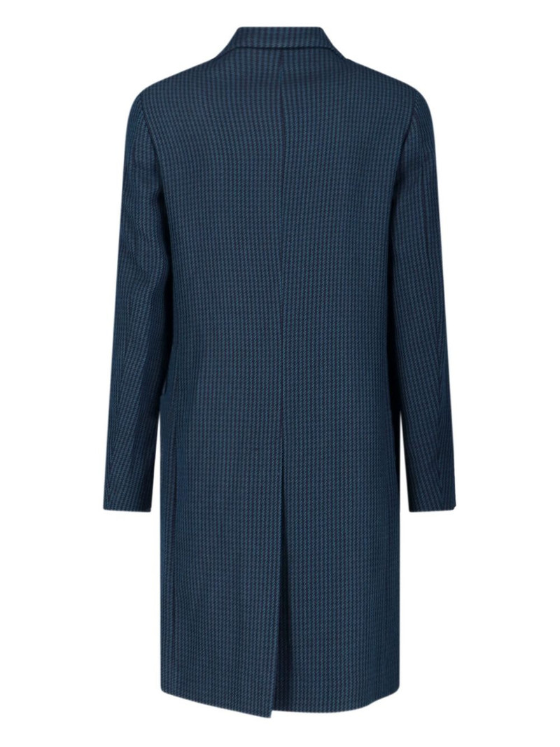 Paul Smith checked double-breasted coat outlook