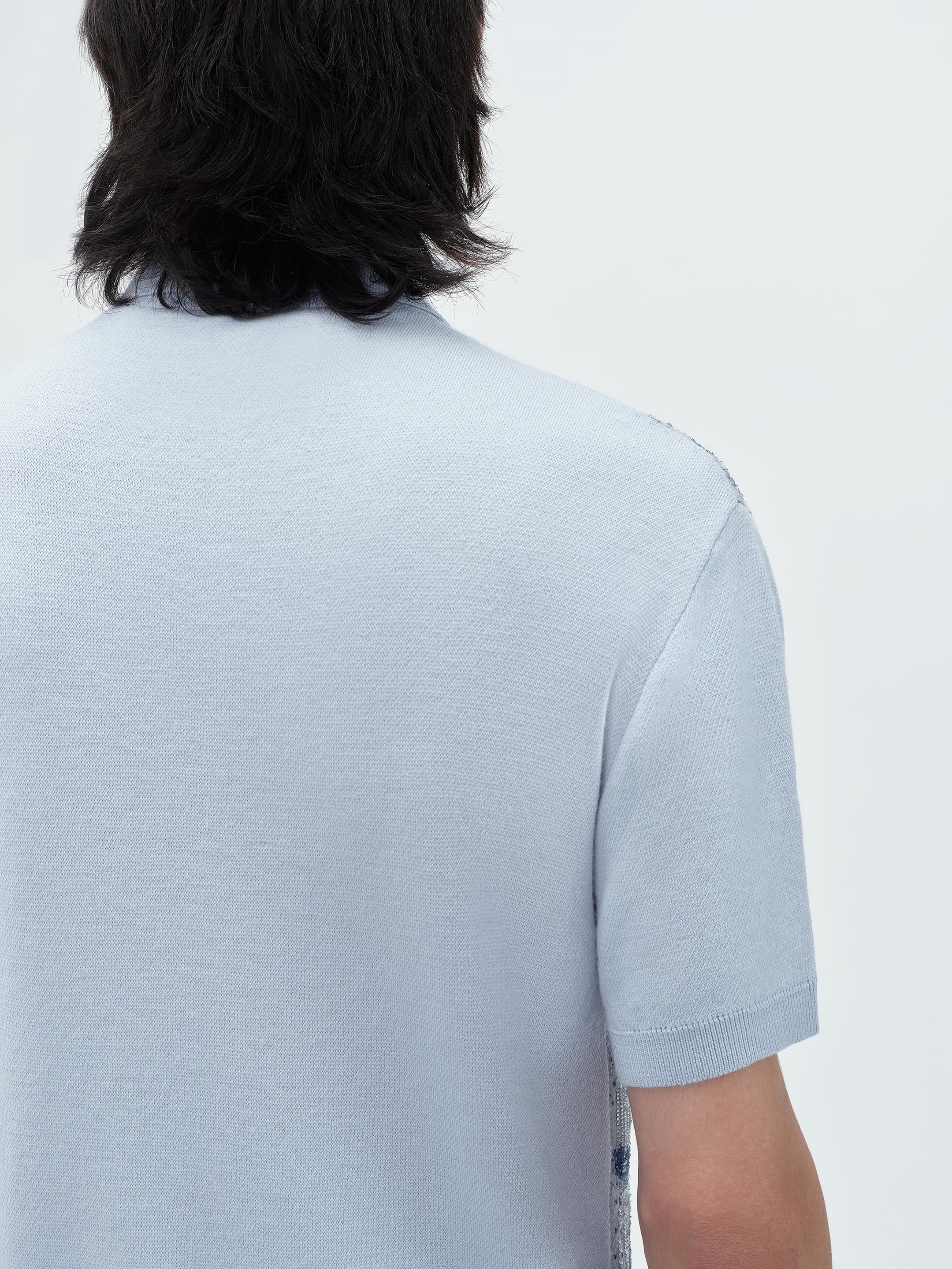 WAVY EMBELLISHED POLO - 7