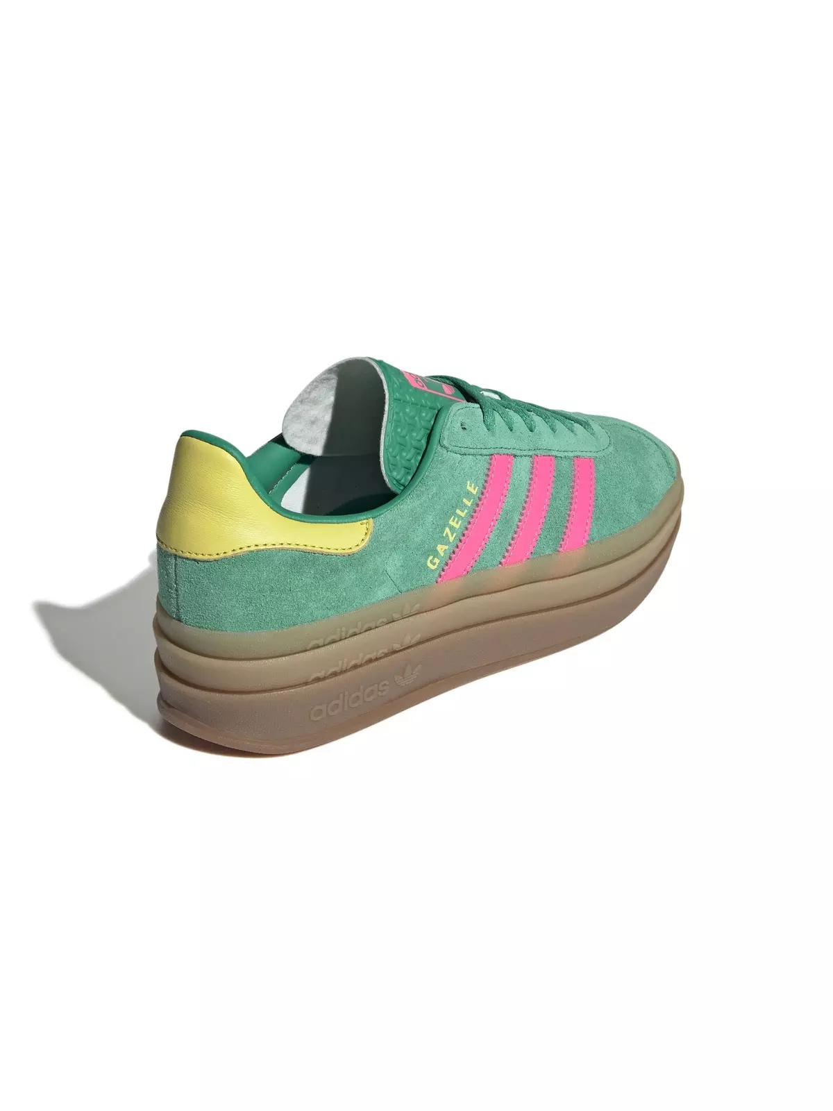 Originals Gazelle Bold "Court Green/Lucid Pink/Pure Sulfur" Women's Shoe - 5